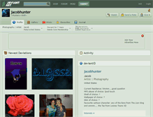Tablet Screenshot of jacobhunter.deviantart.com