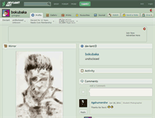 Tablet Screenshot of bokubaka.deviantart.com