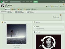 Tablet Screenshot of billysphoto.deviantart.com