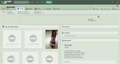 Desktop Screenshot of dramulet.deviantart.com