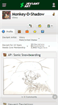 Mobile Screenshot of monkey-d-shadow.deviantart.com