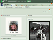 Tablet Screenshot of mad1dave.deviantart.com