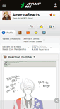 Mobile Screenshot of americareacts.deviantart.com