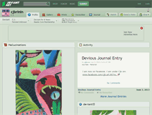 Tablet Screenshot of cjbrinin.deviantart.com
