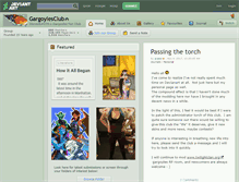 Tablet Screenshot of gargoylesclub.deviantart.com