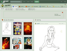 Tablet Screenshot of norrit07.deviantart.com