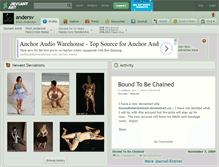 Tablet Screenshot of andersv.deviantart.com