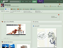 Tablet Screenshot of mintenko.deviantart.com