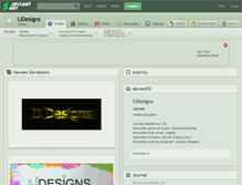 Tablet Screenshot of ijdesigns.deviantart.com