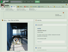 Tablet Screenshot of etoile.deviantart.com