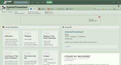 Desktop Screenshot of dyskodelthunderback.deviantart.com