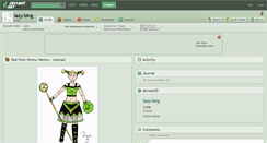 Desktop Screenshot of lazy-bing.deviantart.com