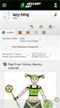 Mobile Screenshot of lazy-bing.deviantart.com