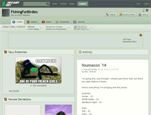 Tablet Screenshot of fishingforbirdies.deviantart.com