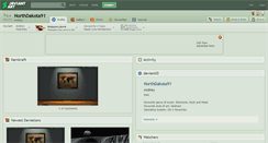Desktop Screenshot of northdakota91.deviantart.com