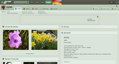 Desktop Screenshot of helleh.deviantart.com