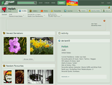 Tablet Screenshot of helleh.deviantart.com