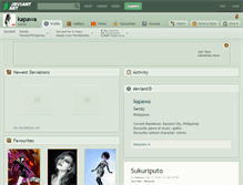 Tablet Screenshot of kapawa.deviantart.com