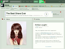 Tablet Screenshot of alenas.deviantart.com