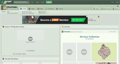 Desktop Screenshot of killerkidder.deviantart.com