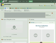 Tablet Screenshot of killerkidder.deviantart.com
