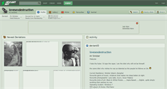 Desktop Screenshot of lovesexdestruction.deviantart.com