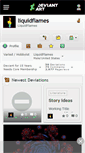 Mobile Screenshot of liquidflames.deviantart.com