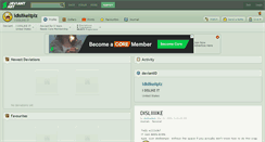 Desktop Screenshot of idislikeitplz.deviantart.com