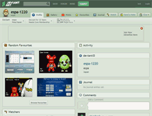 Tablet Screenshot of espa-1220.deviantart.com