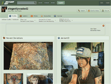 Tablet Screenshot of elegantlywasted2.deviantart.com