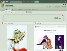 Tablet Screenshot of lellosenpai.deviantart.com