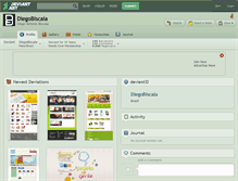 Tablet Screenshot of diegobiscaia.deviantart.com