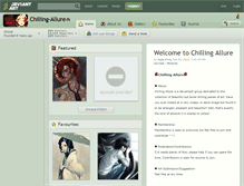 Tablet Screenshot of chilling-allure.deviantart.com