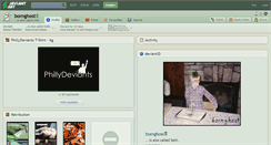Desktop Screenshot of bornghost.deviantart.com