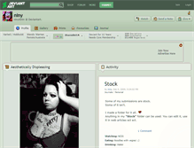 Tablet Screenshot of niny.deviantart.com
