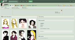 Desktop Screenshot of juliax1.deviantart.com