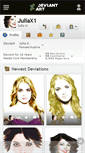 Mobile Screenshot of juliax1.deviantart.com
