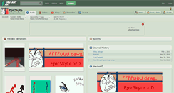Desktop Screenshot of epicskyte.deviantart.com