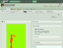 Tablet Screenshot of kitsune-chan86.deviantart.com