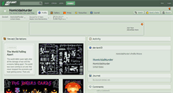 Desktop Screenshot of homicidalmurder.deviantart.com