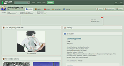 Desktop Screenshot of cloakedhypocrite.deviantart.com
