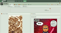 Desktop Screenshot of antoine-x.deviantart.com