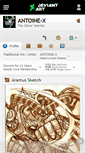Mobile Screenshot of antoine-x.deviantart.com