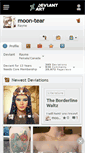 Mobile Screenshot of moon-tear.deviantart.com