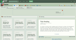 Desktop Screenshot of flamian.deviantart.com