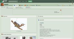 Desktop Screenshot of couerle.deviantart.com