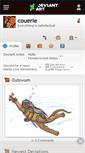 Mobile Screenshot of couerle.deviantart.com