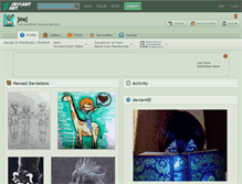 Tablet Screenshot of jeaj.deviantart.com