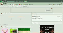 Desktop Screenshot of mantore.deviantart.com