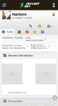 Mobile Screenshot of mantore.deviantart.com